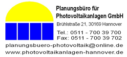 Planungsbüro für Photovoltaikanlagen GmbH